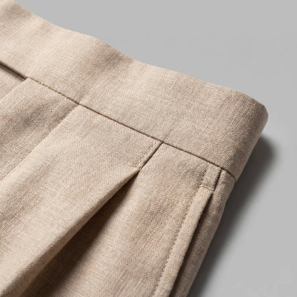 Vantiero | Men’s High-Waisted Straight Leg Dress Trousers