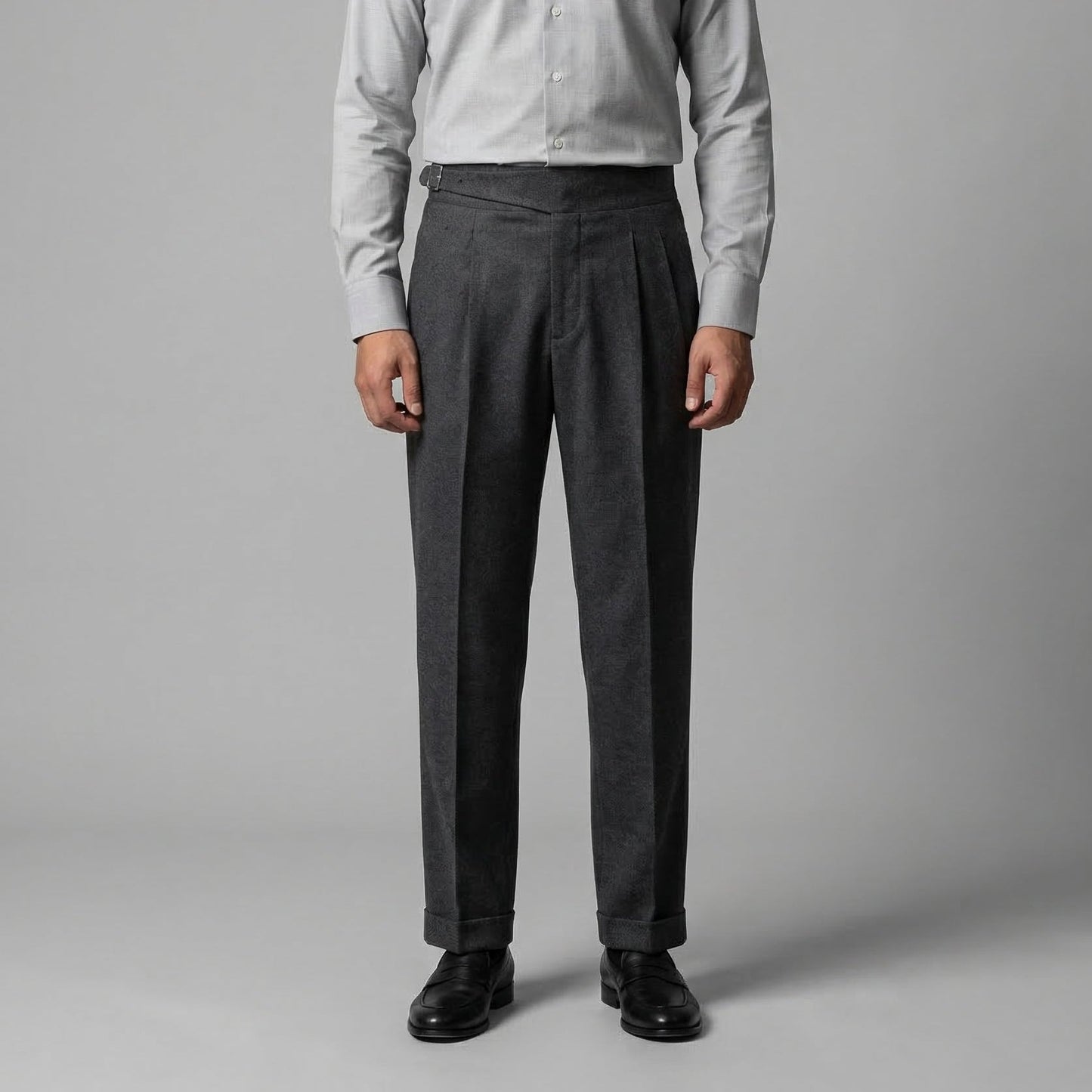 Vantiero | Men’s High-Waisted Straight Leg Dress Trousers