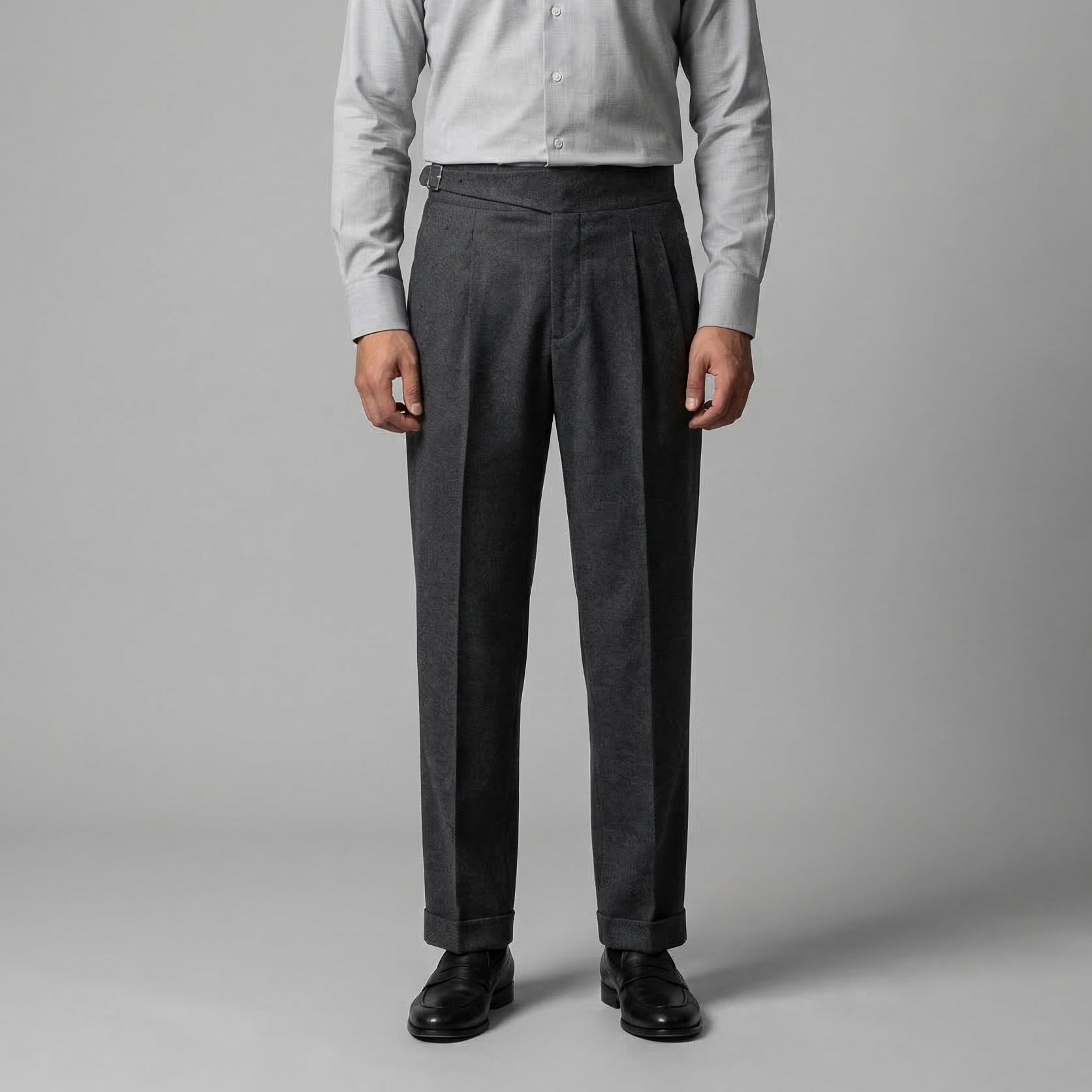 Vantiero | Men’s High-Waisted Straight Leg Dress Trousers