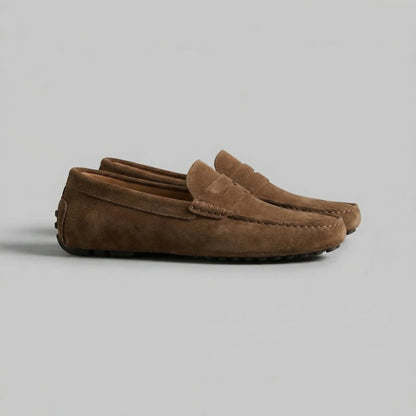 Varello | Men’s Suede Penny Loafers