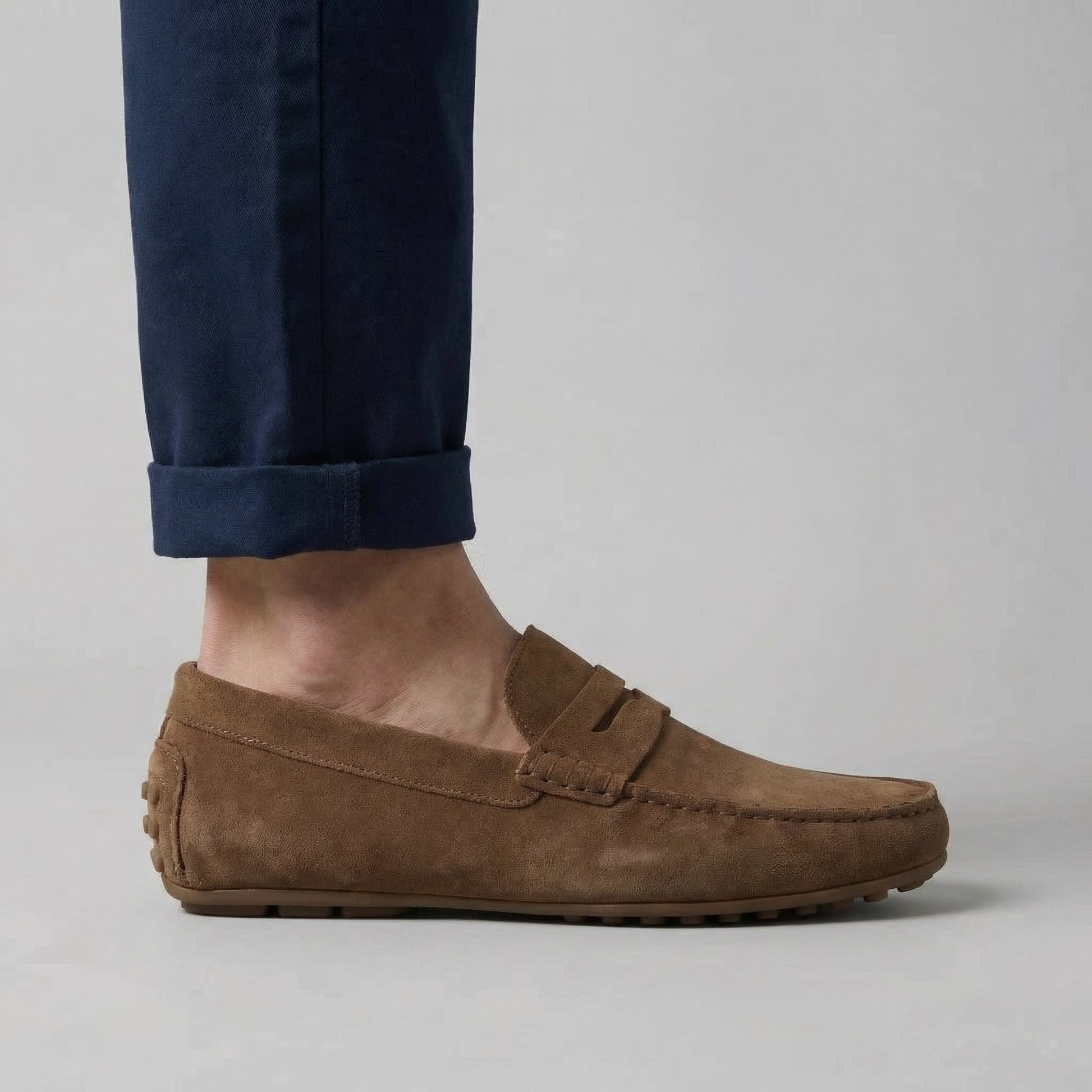 Varello | Men’s Suede Penny Loafers