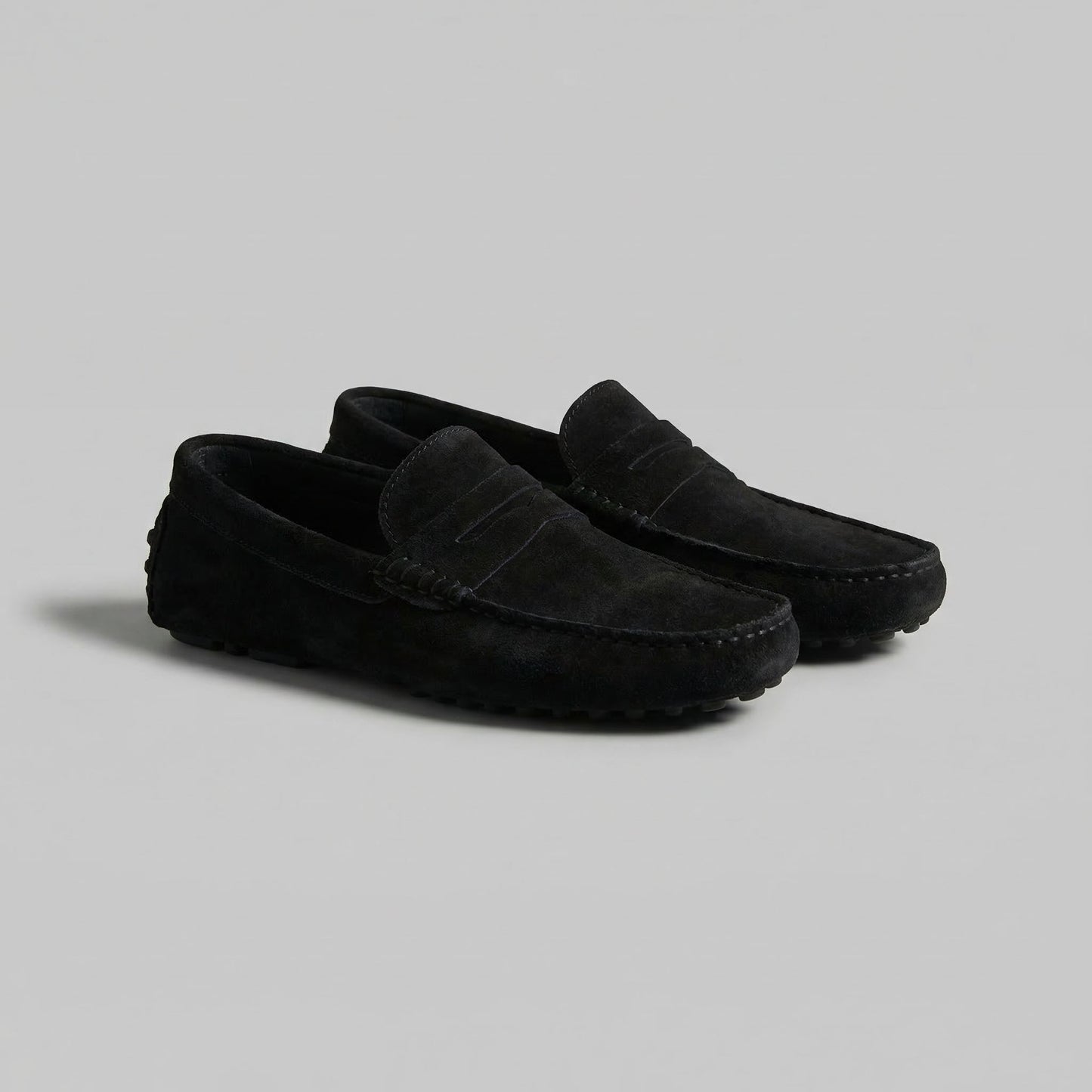 Varello | Men’s Suede Penny Loafers