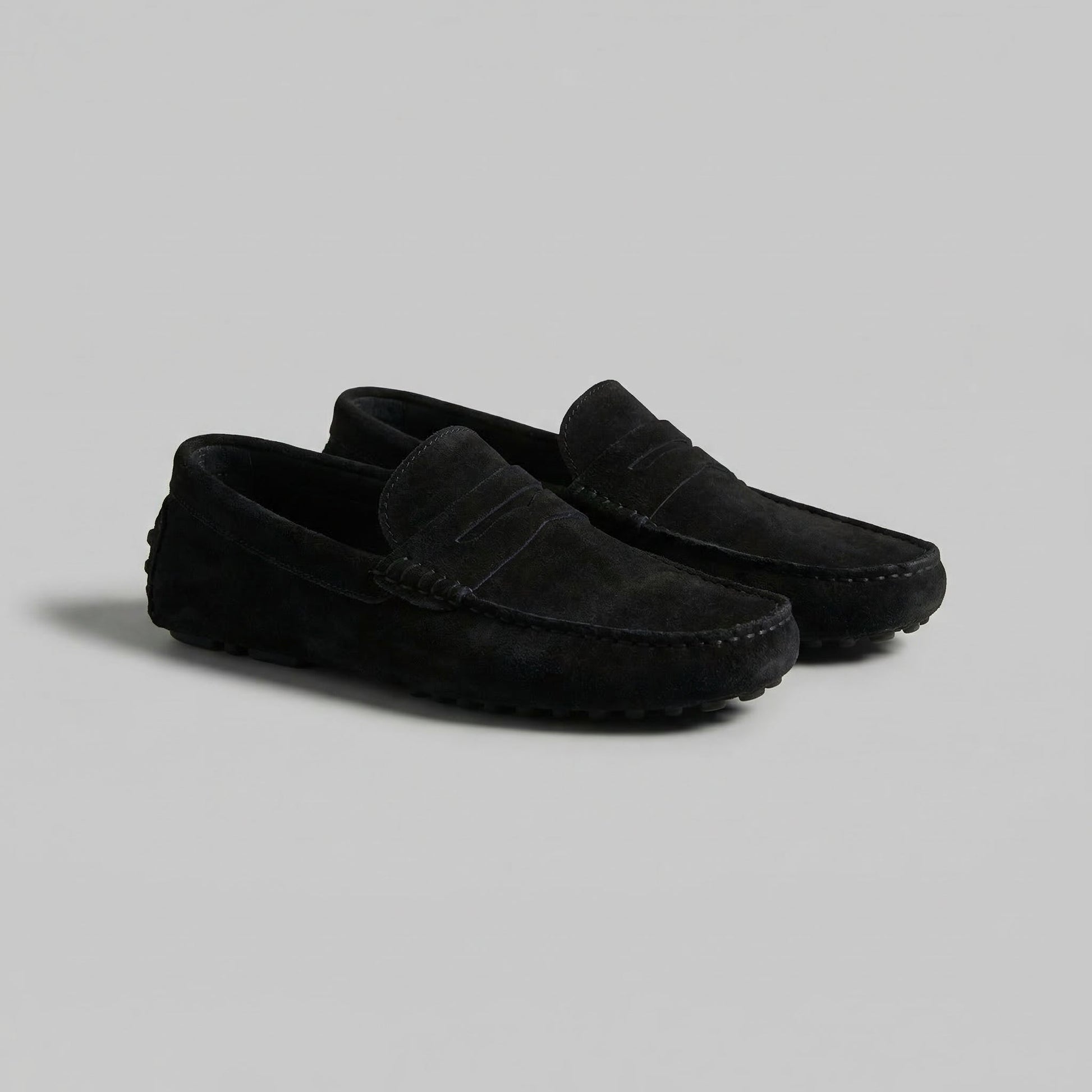 Varello | Men’s Suede Penny Loafers