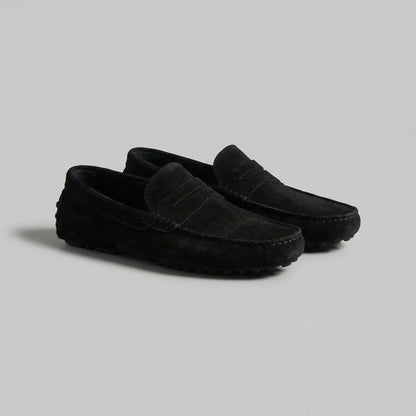 Varello | Men’s Suede Penny Loafers