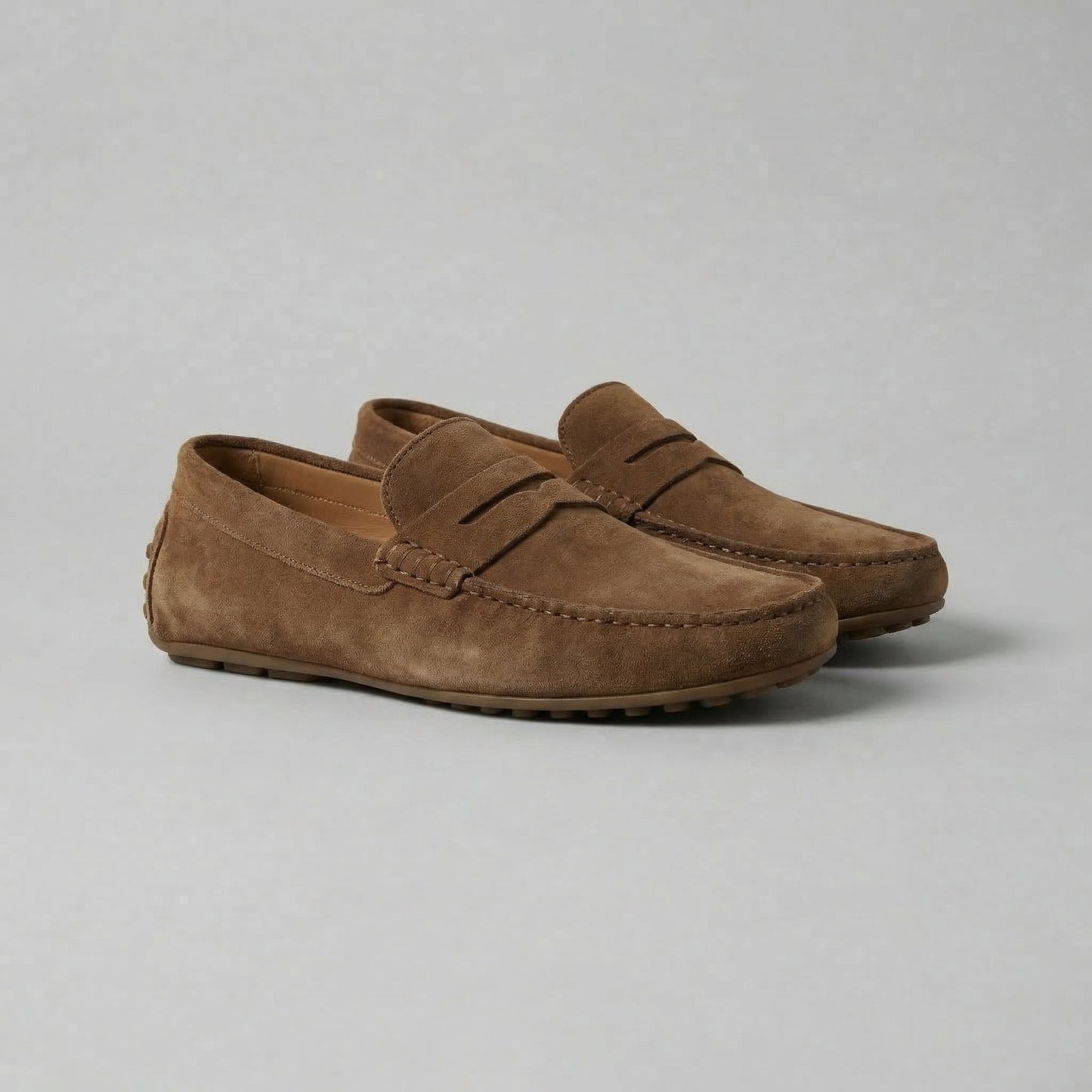 Varello | Men’s Suede Penny Loafers