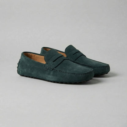 Varello | Men’s Suede Penny Loafers