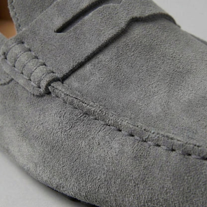 Varello | Men’s Suede Penny Loafers