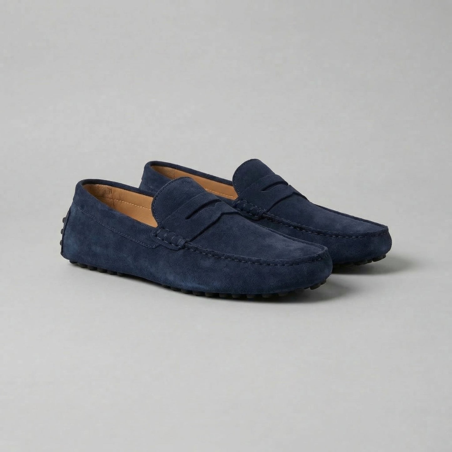 Varello | Men’s Suede Penny Loafers