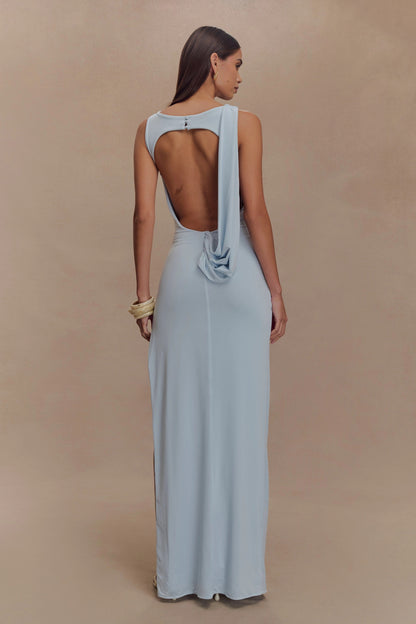 Solarae | Gathered Split Maxi Dress